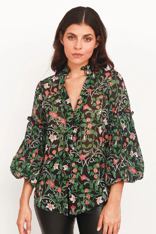 AGATHA BLOUSE Cotton Casual Blouse
