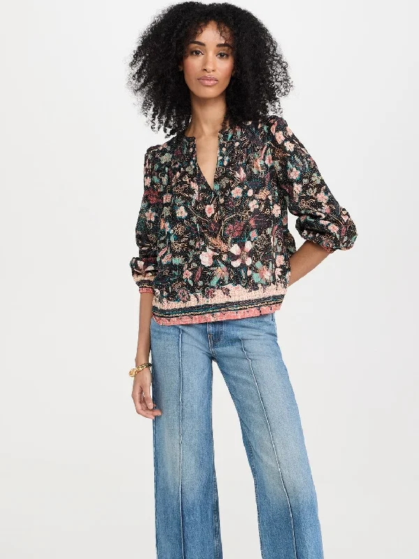 Andi Blouse Lightweight Chiffon Blouse