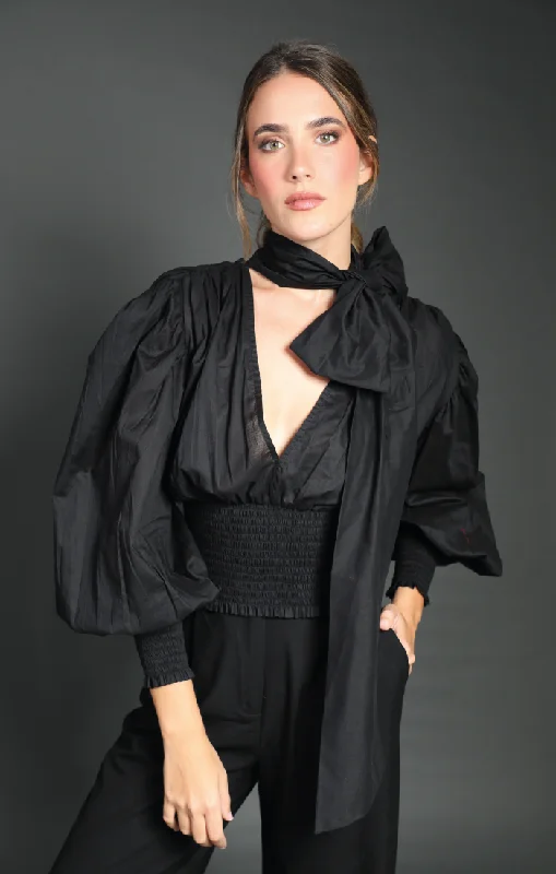 ANTONELLA BLOUSE Feminine Satin Blouse