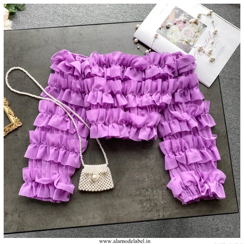 Croba Luxury Blouse Satin Long Blouse