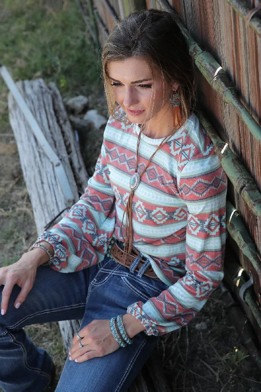 Cruel Denim Ladies Southwestern Print Long Sleeved Blouse - CTK7413001 - ON SALE Elegant Embroidery Blouse Cruel Denim Ladies Southwestern Print Long Sleeved Blouse - CTK7413001 - ON SALE Elegant Embroidery Blouse