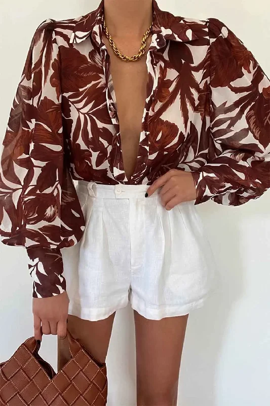 Fleetwood Blouse Mandarin Collar Blouse