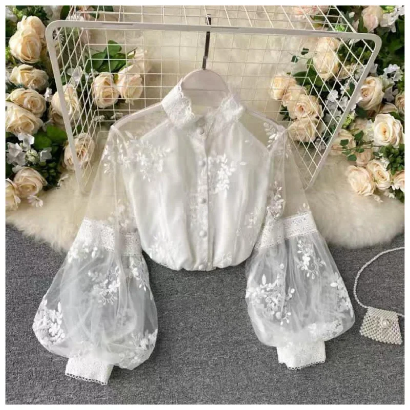 Myra luxury blouse Floral Chiffon Blouse