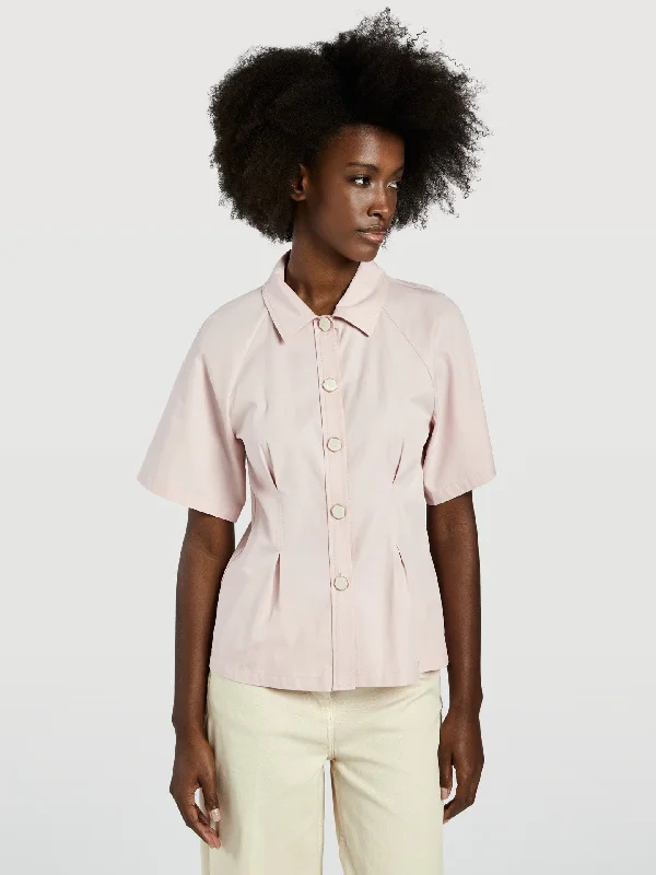 Raglan Sleeve Blouse Chic Square Blouse