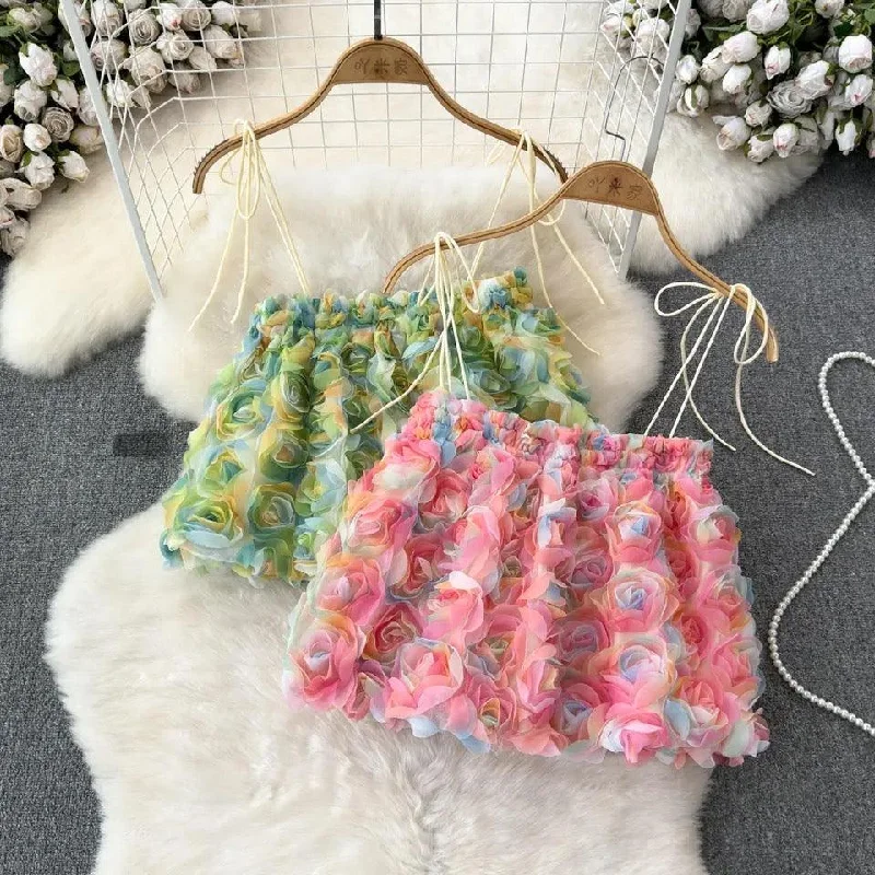 Reming 3D Floral Blouse Office-Ready Blouse