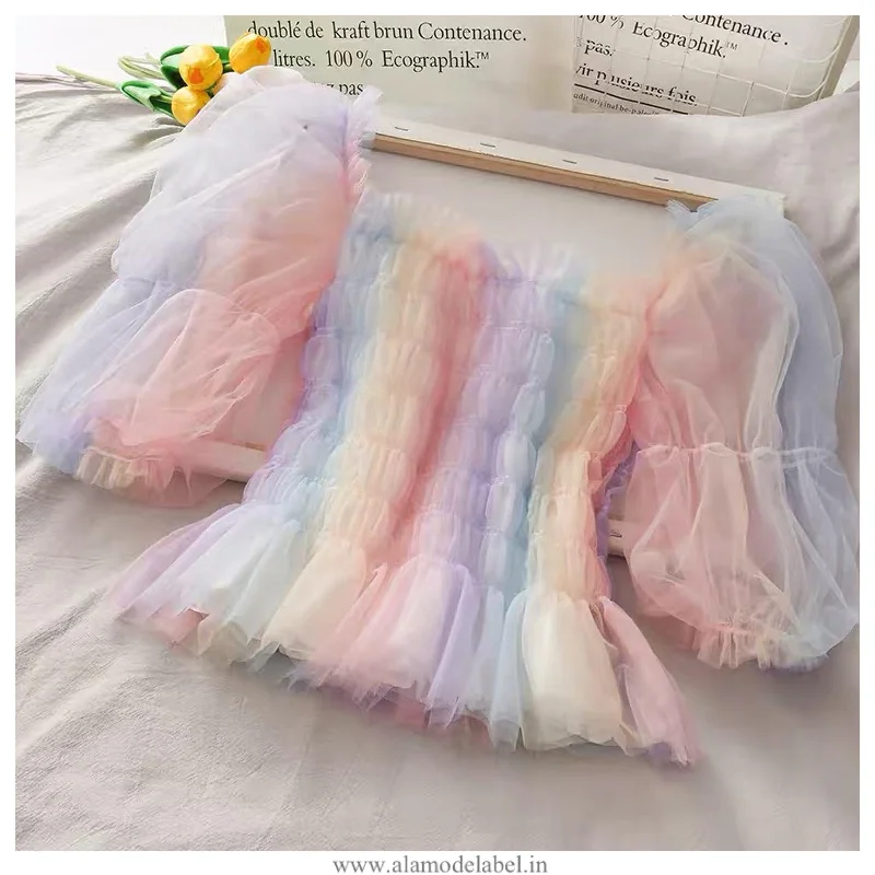 Starlette Tulle Blouse Everyday Stylish Blouse