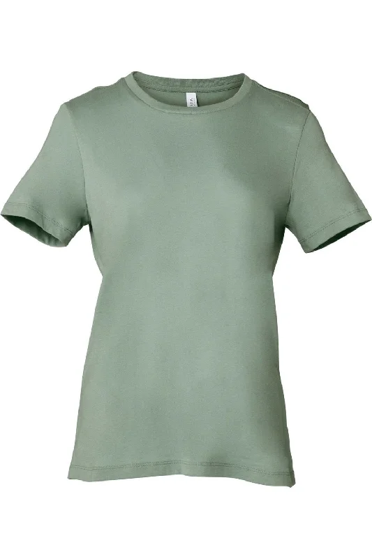 Bella + Canvas Womens/Ladies Jersey Short-Sleeved T-Shirt Asymmetrical Pockets Print Bella + Canvas Womens/Ladies Jersey Short-Sleeved T-Shirt Asymmetrical Pockets Print