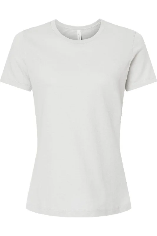 BELLA + CANVAS Womens Relaxed Fit Heather CVC Tee Zippered Front Buttoned Front Snap Front BELLA + CANVAS Womens Relaxed Fit Heather CVC Tee Zippered Front Buttoned Front Snap Front