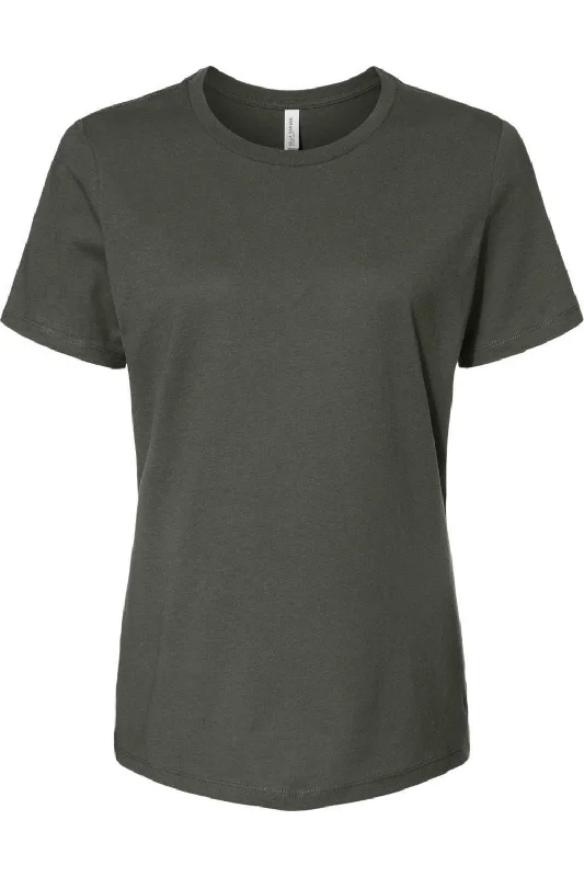 BELLA + CANVAS Womens Relaxed Jersey Tee Collared Crew Neck Turtle Neck