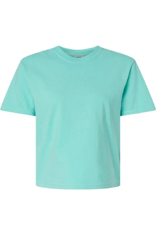 Comfort Colors Women´s Heavyweight Boxy T-Shirt Sequined Glittery Shiny