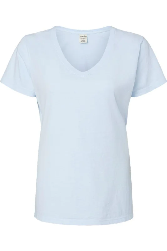 ComfortWash by Hanes Garment-Dyed Women´s V-Neck T-Shirt Layered Multi-layer Single Layer ComfortWash by Hanes Garment-Dyed Women´s V-Neck T-Shirt Layered Multi-layer Single Layer