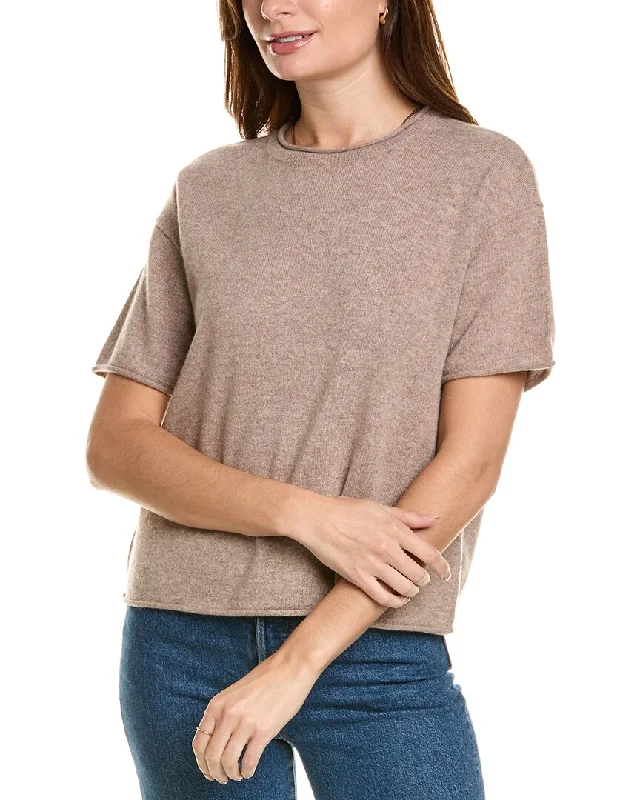 Design History Cashmere T-Shirt Faux Fur Fabric Real Fur Fabric Shearling Fabric