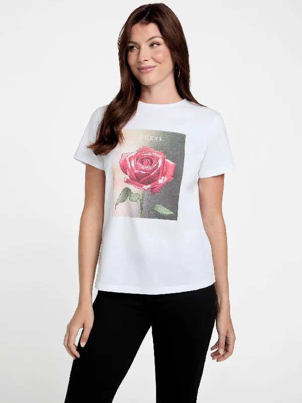 Eco Rosie Tee Collared T-Shirt Boat Neck A-Line