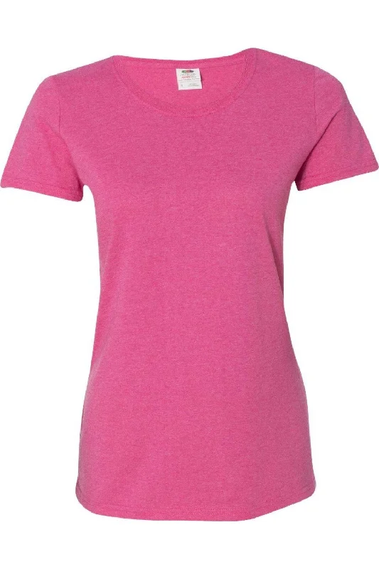 Fruit of the Loom HD Cotton Women´s Short Sleeve T-Shirt Basic T-Shirt Crew Neck Short Sleeve Fruit of the Loom HD Cotton Women´s Short Sleeve T-Shirt Basic T-Shirt Crew Neck Short Sleeve