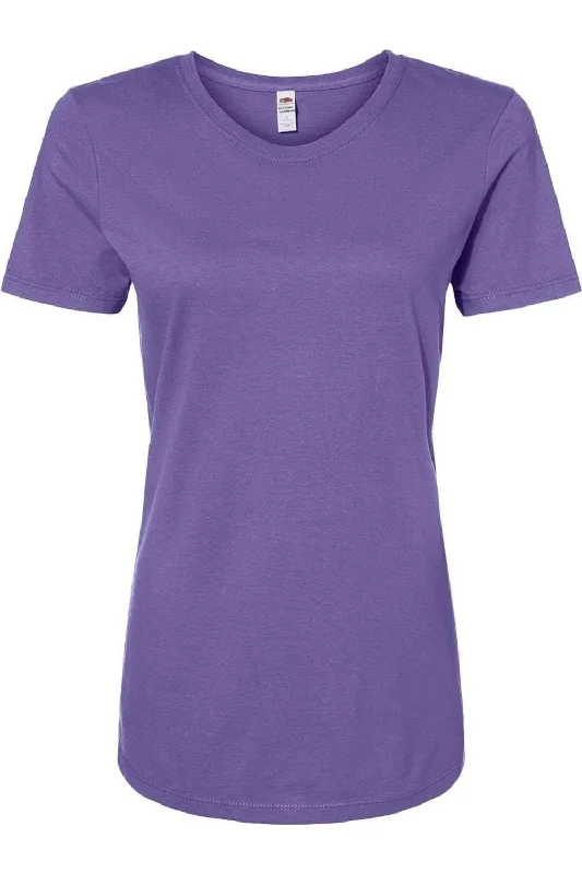 Fruit of the Loom Women´s Iconic T-Shirt Terry Blend Velvet Blend Canvas Blend