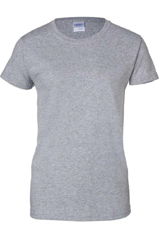 Gildan Ultra Cotton Womens T-Shirt Cotton Fabric Linen Fabric Terry Fabric