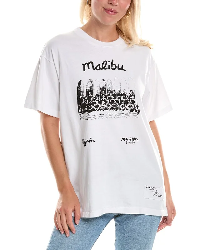Michael Stars Malibu Original T-Shirt Chenille Brocade Lace