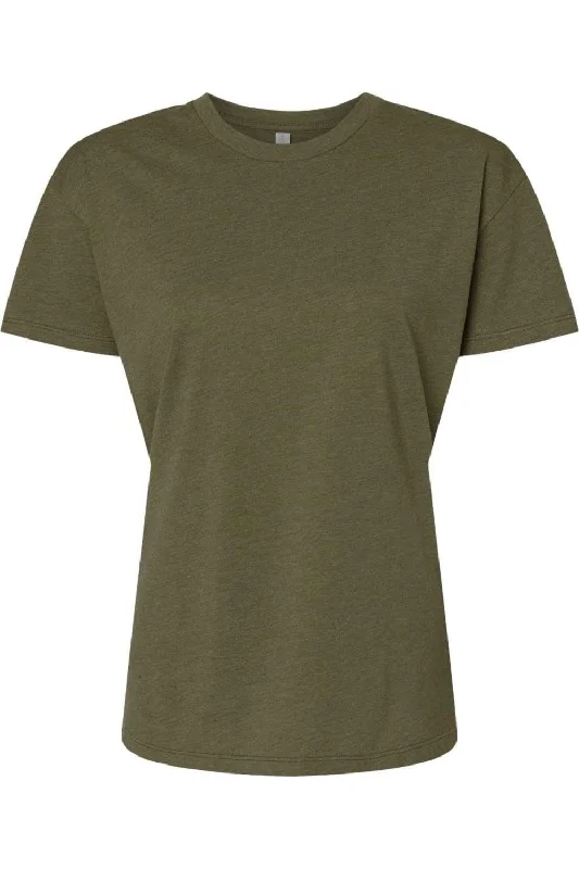 Next Level Women´s CVC Relaxed T-Shirt Front Pockets Side Pockets Patch Pockets