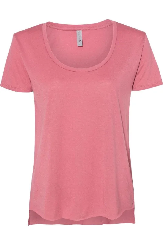 Next Level Women´s Festival Scoop Neck T-Shirt Polka Dot Checkered Tartan