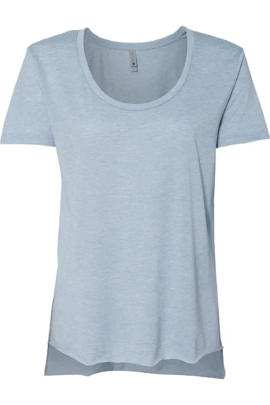 Next Level Women´s Festival Scoop Neck T-Shirt Mesh Canvas Denim