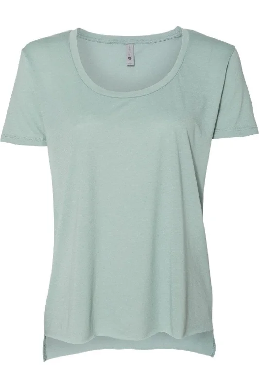 Next Level Women´s Festival Scoop Neck T-Shirt Graphic Embroidered Appliqued