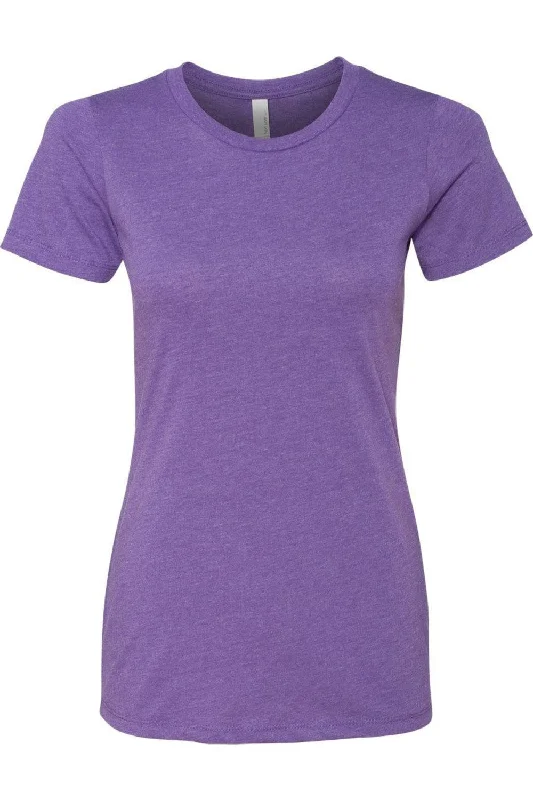 Next Level Womens CVC T-Shirt Collared Crew Neck Turtle Neck