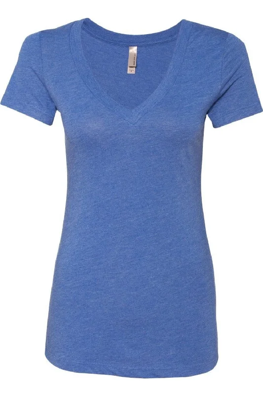 Next Level Womens Triblend Deep V-Neck T-Shirt Nylon Fabric Polyester Fabric Spandex Fabric Next Level Womens Triblend Deep V-Neck T-Shirt Nylon Fabric Polyester Fabric Spandex Fabric