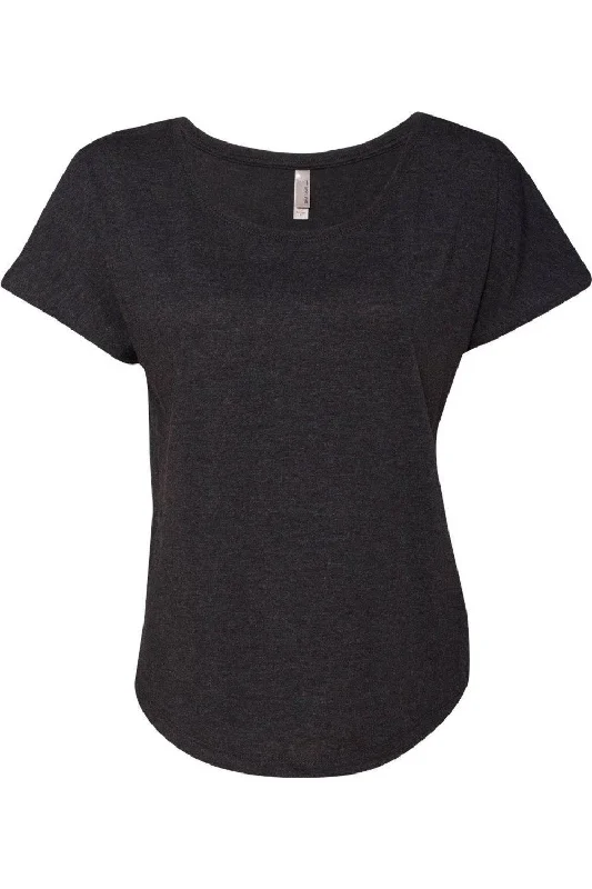 Next Level Womens Triblend Dolman T-Shirt Cotton Fabric Linen Fabric Terry Fabric
