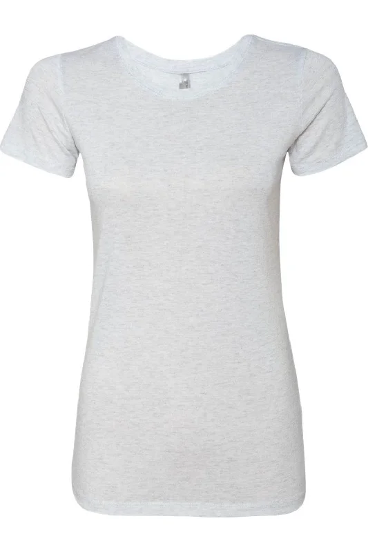 Next Level Womens Triblend T-Shirt Welt Pockets Slit Pockets