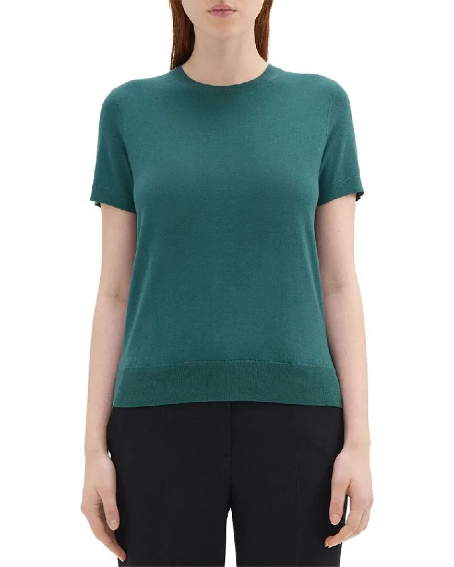 Theory Wool Basic T-Shirt Cozy Warm Stylish