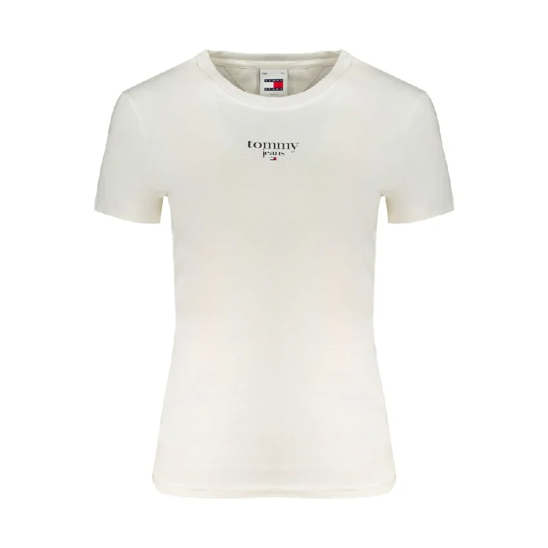 Tommy Hilfiger  Cotton Tops & Women's T-Shirt Mesh Canvas Denim
