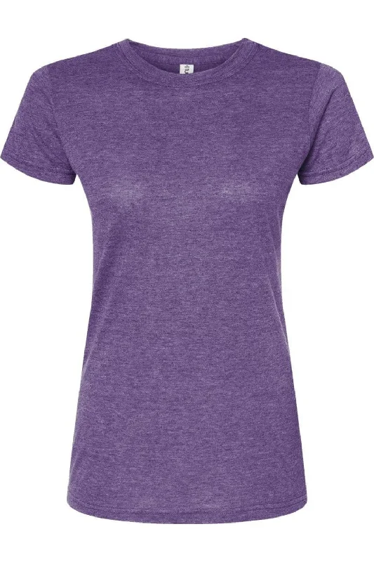 Tultex Women´s Poly-Rich Slim Fit T-Shirt Hooded Caped Shawl Collar