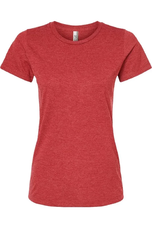 Tultex Women´s Premium Cotton Blend T-Shirt Mesh Blend Leather Blend Suede Blend