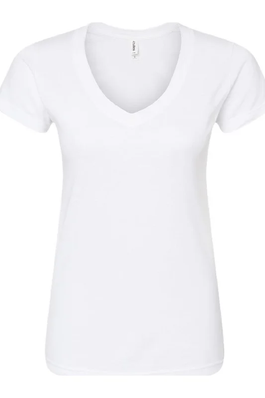 Tultex Women´s Slim Fit Fine Jersey V-Neck T-Shirt Rayon Fabric Velvet Fabric Corduroy Fabric Tultex Women´s Slim Fit Fine Jersey V-Neck T-Shirt Rayon Fabric Velvet Fabric Corduroy Fabric
