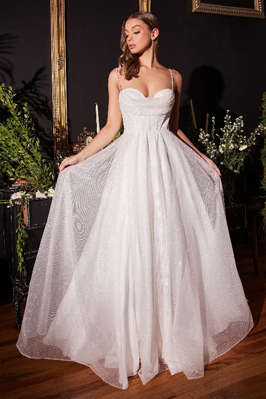 **Cinderella Divine's Shimmering A-Line Gown: Captivating Allure for Every Occasion**