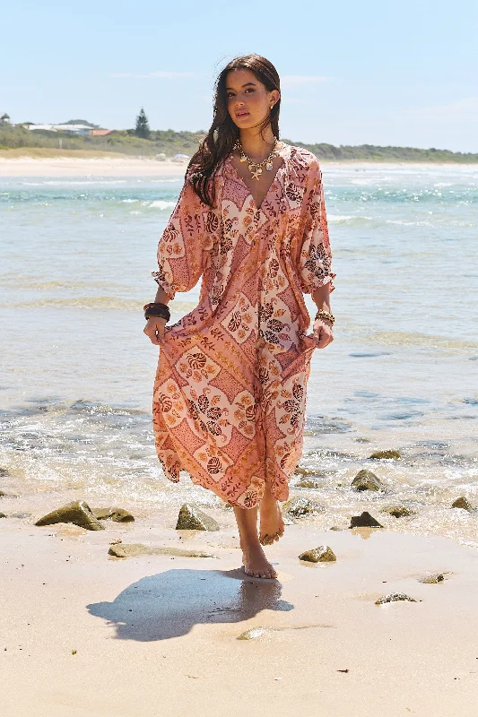 Bree Maxi Dress - Tahitian Trendy A-Line Maxi Dress