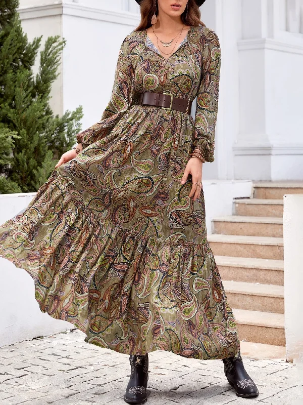JAYDE Maxi Dress Elegant Maxi Dress with Belt
