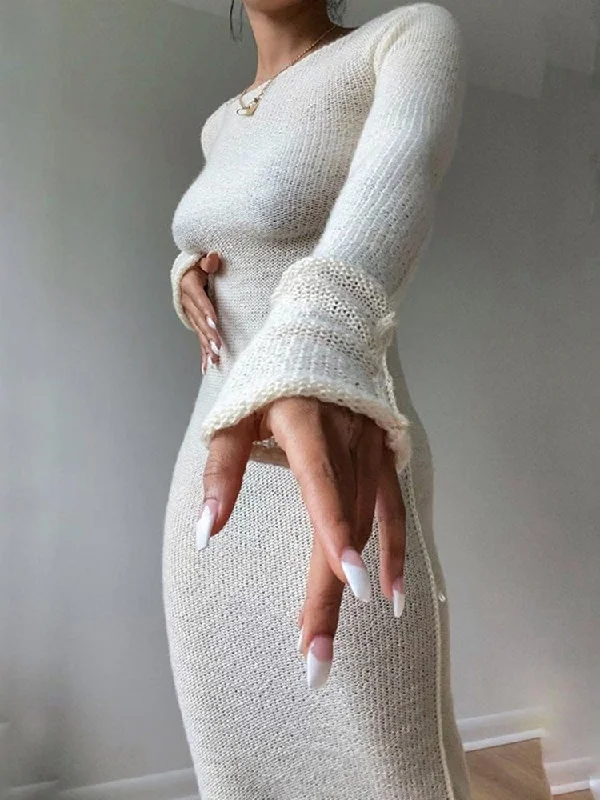 New Knitted Bodycon Fairy Grunge Casual Fashion Maxi Dress Comfortable Bohemian Maxi Dress New Knitted Bodycon Fairy Grunge Casual Fashion Maxi Dress Comfortable Bohemian Maxi Dress