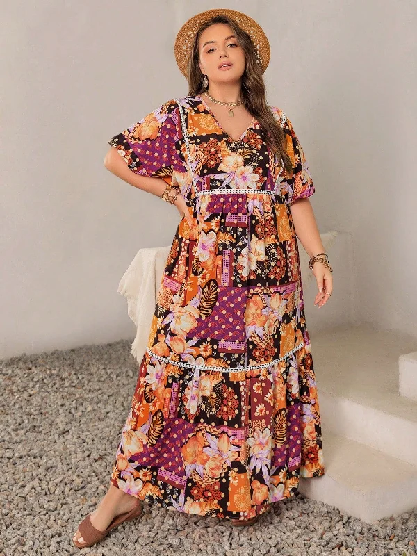 PLUS SIZE Selma Maxi Dress Classic Solid Maxi Dress
