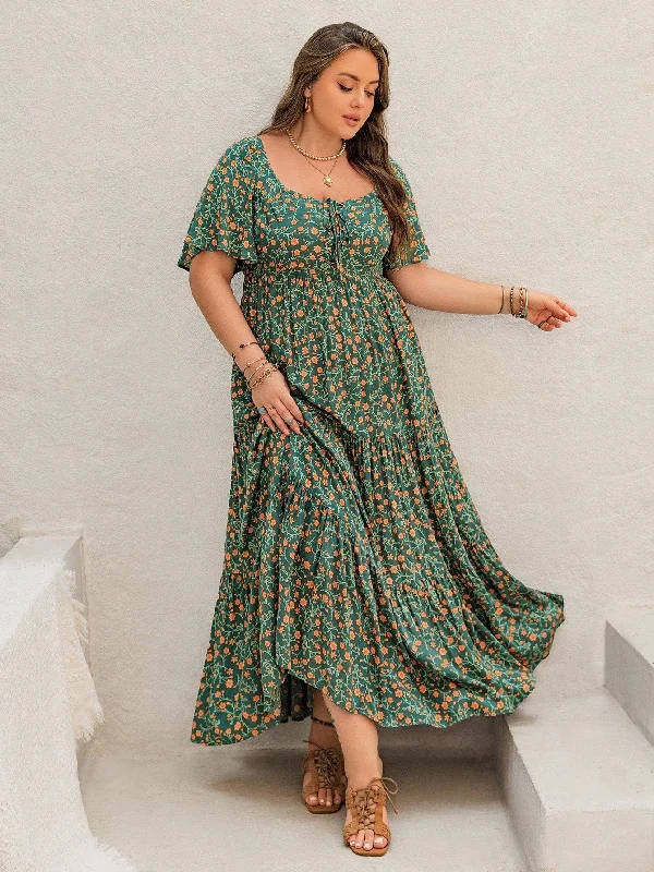 PLUS SIZE Ziggy Maxi Dress Stylish Boho Chic Maxi Dress