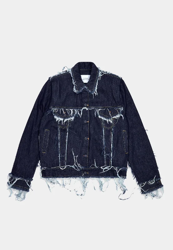 Bianca Saunders Lexxus 23 Jacket Midnight Insulated Jacket Fitted Jacket Loose Jacket Bianca Saunders Lexxus 23 Jacket Midnight Insulated Jacket Fitted Jacket Loose Jacket