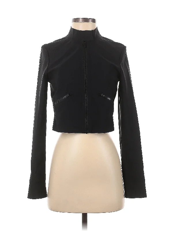 Jacket A-Line Jacket Boat Neck Shawl Collar