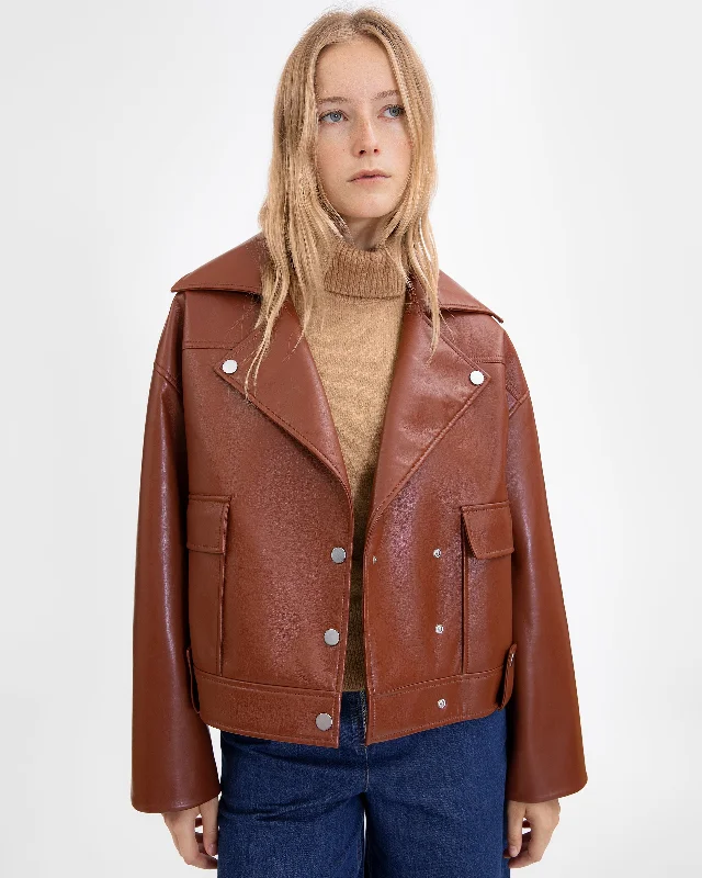 Leather Banton Jacket Knit Fabric Woven Fabric Fleece Fabric