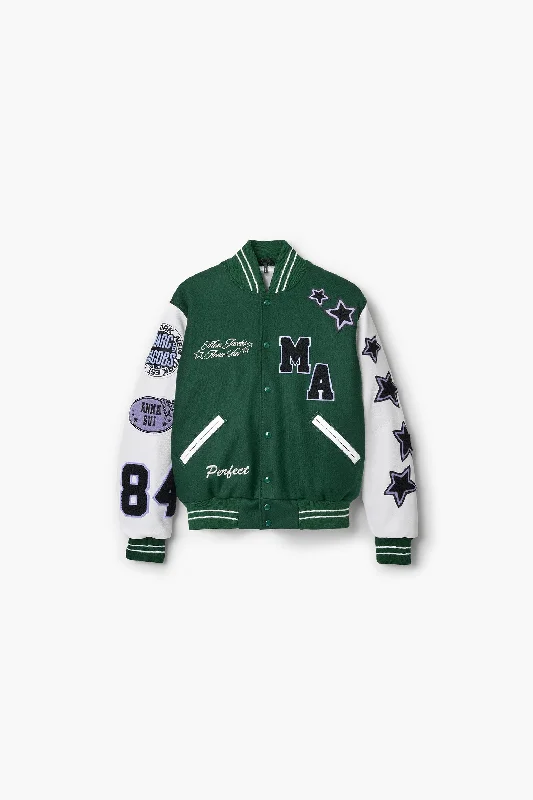Limited Edition: Marc Jacobs 40th Anniversary x Anna Sui Varsity Jacket Lace Jacket Ribbed Jacket Sequined Jacket Limited Edition: Marc Jacobs 40th Anniversary x Anna Sui Varsity Jacket Lace Jacket Ribbed Jacket Sequined Jacket