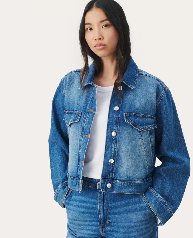 Part Two Caimi Denim Jacket Satin Jacket Silk Jacket Chiffon Jacket