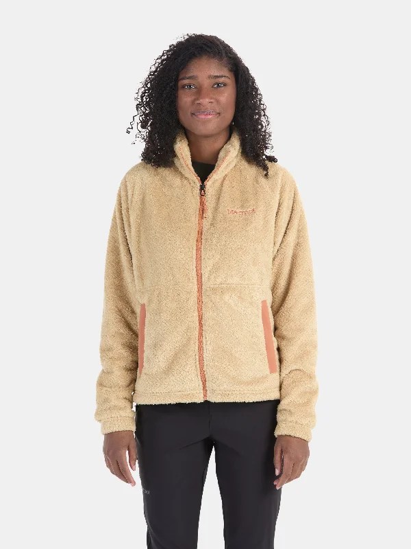 Wm's Homestead Fleece Jacket A-Line Jacket Boat Neck Shawl Collar