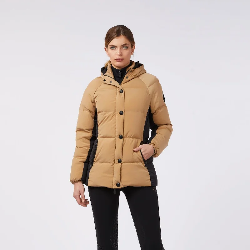 Women's Down Jacket Ravello Print Jacket Jacquard Jacket Embroidered Jacket