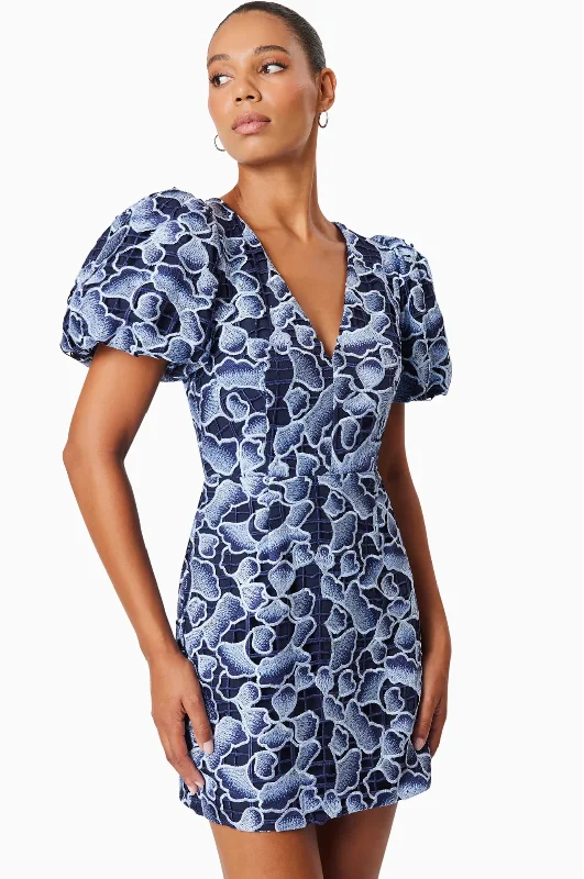 Elliatt Mila Mini Dress Navy Fashionable Mini Dress with Pockets
