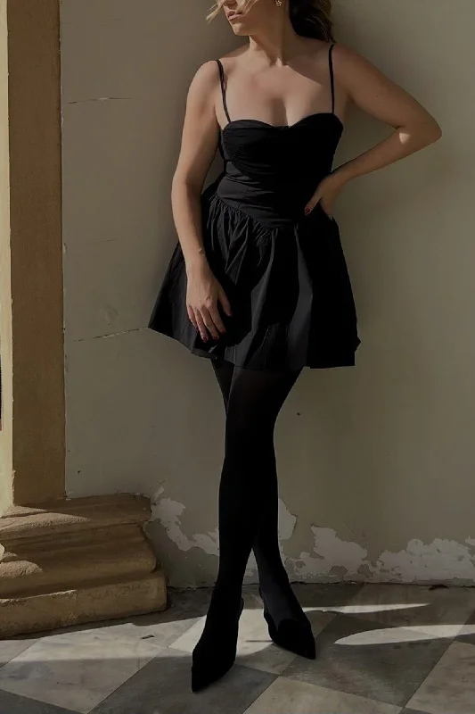 ELSIE MINI DRESS Elegant Vintage Mini Dress
