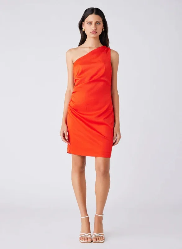 Esmaee Trinity Mini Dress Classic Solid Mini Dress